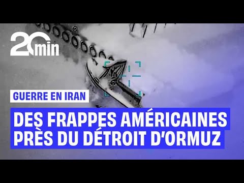 L'armée américaine publie des images de frappes contre des navires iraniens
