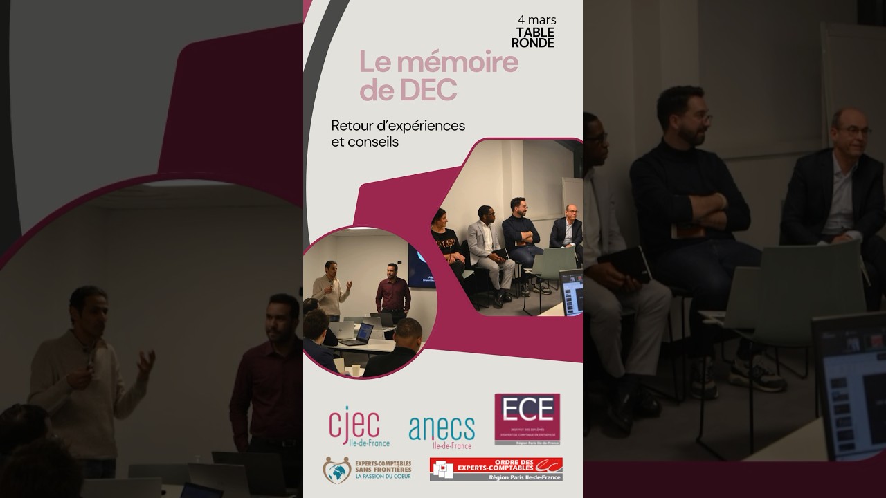 🚀Réussir son mémoire du Diplôme d'expertise comptable (DEC) | Conseils & témoignages d’experts 🎓