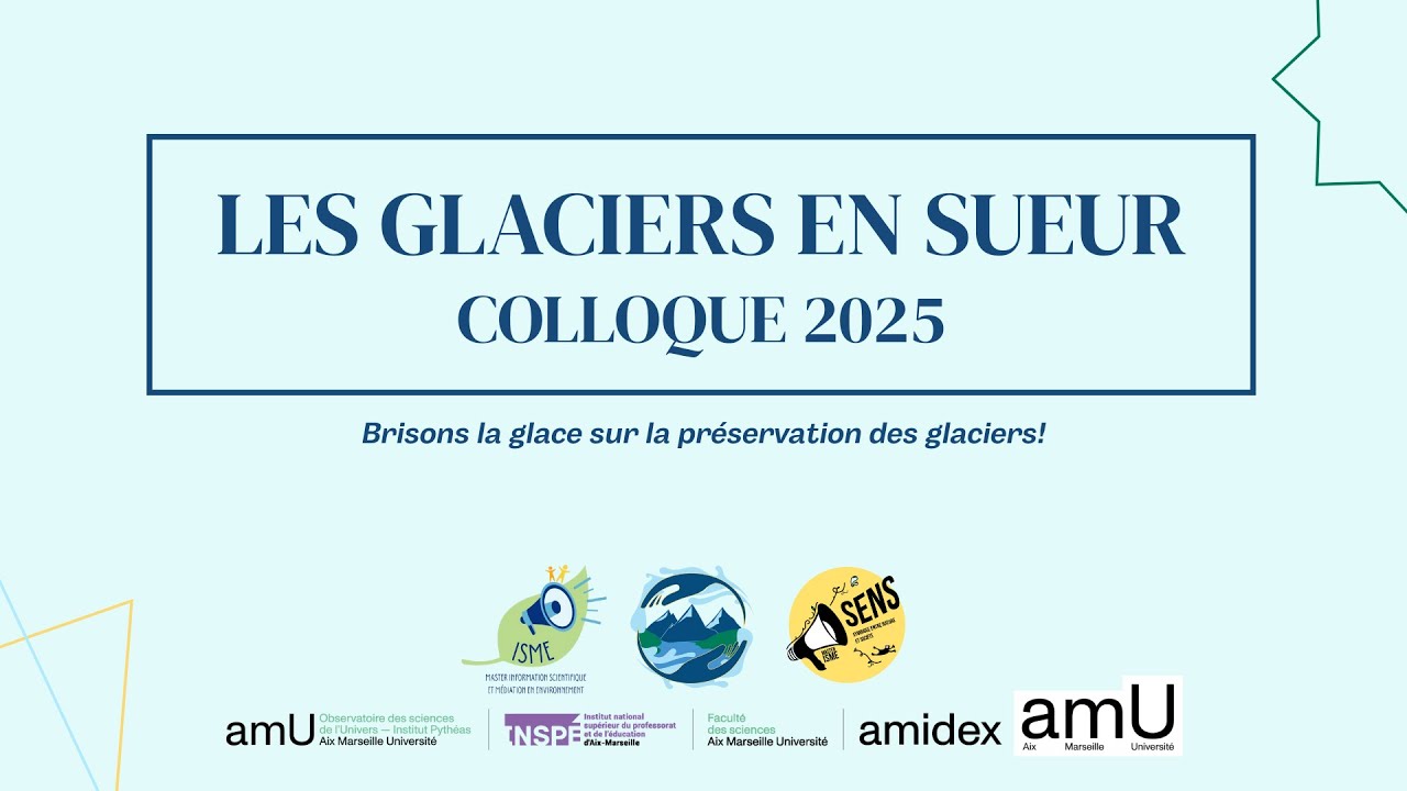 Colloque "Les Glaciers en Sueur" - 2025