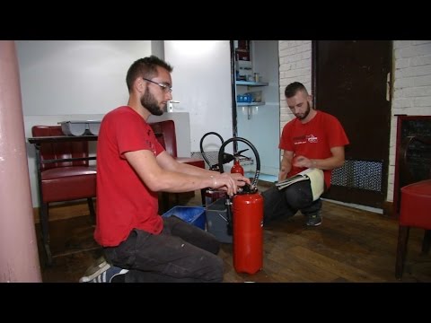 Sécurité incendie: le déroulement d'un contrôle dans un bar