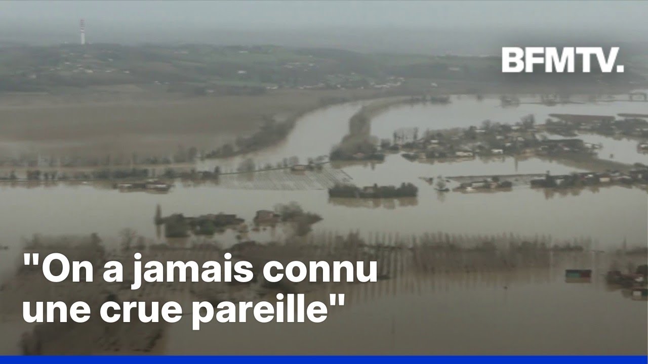Crues et inondations historiques: la France sous les eaux