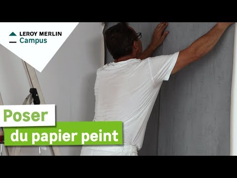 Comment poser du papier peint ? Leroy Merlin