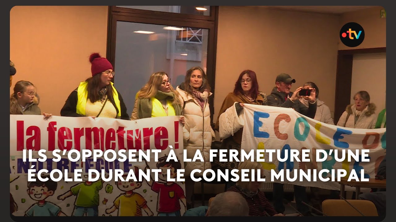 Mobilisation dans un Conseil municipal contre la fermeture d'une école