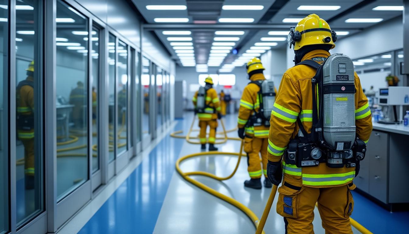 une alerte incendie a mobilisé 21 pompiers dans un laboratoire d'analyses près de rennes. découvrez les détails de cette intervention rapide et efficace.